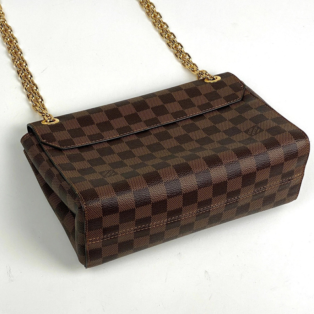 Louis Vuitton Vavin Shoulder Bag Noir Brown Black Damier